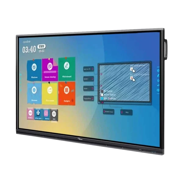 Optoma 5752RK+ 75 Inch 4K UHD Touch Interactive Flat Panel Display ...